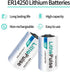LithoPulse ER14250 1/2AA 3.6V 1200mAh LS14250 ER14250Battery Lithium Battery for Water Electricity Gas Meter PLC