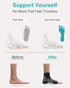Tumaz Foot Compression Sleeves & Foot Roller Set for Women & Men - Plantar Fasciitis Compression Socks for Foot Pain
