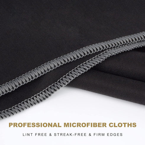 SINLAND Microfiber Glass Polishing Cloths, 20 Inch X 25 Inch, Pack of 4, Thick Lintless Drying Towels for Dishes