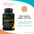 Next Gen U Flaxseed Oil w/Omega 3, 6, 9, Cold Pressed Dietary Supplement, 1000 mg, 120 Vegan Softgels
