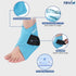 Pack REVIX Ankle Ice Wrap for Plantar Fasciitis & Foot Pain Relief, Reusable Gel Cold Compress Wrap for Feet Swelling