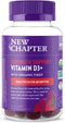 New Chapter Organic Vitamin D3+ Gummies, 1,000 IU, 60ct, Mixed Berry Flavor, Non-GMO, Gluten Free, ONE Daily Gummy for