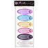 RC ROCHE ORNAMENT 6 Pcs Hair Clip, Classic Oval Side Opening Plastic Curve Barrette for Girls Ladies