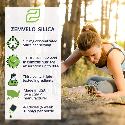 Liquid Ionic Silica for Hair, Skin & Nails Nutrition, 8 oz, 48 Day Supply