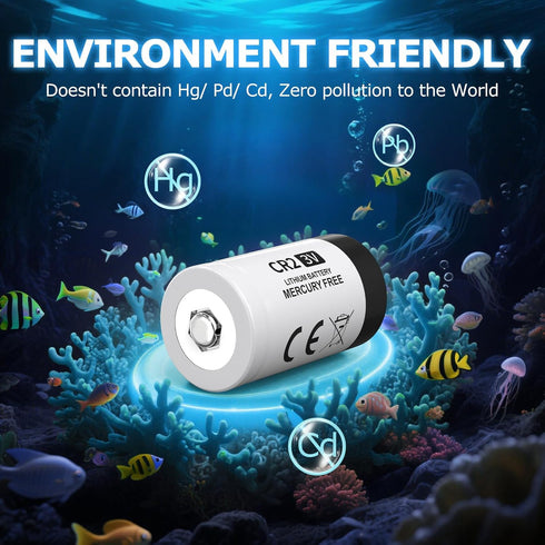 PKUNIN CR2 3V CR15h270 3 6 Pack 0.61 1.06inches Battery Range Finder Batteries, Volt Lithium Battery Long-Lasting Power