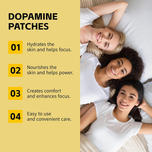Xagnum Bolace (30 Dopamine Patches for Sustained Focus & Drive - Support Enthusiasm, Clarity & Balanced Energy Patches)