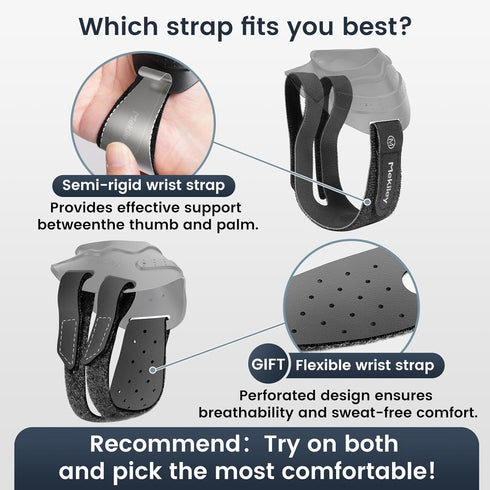 Mekiley CMC CMC Thumb Support Brace - with Firm Supportive Wrist Strap, Dual Density Thumb Brace Stabilizes Joint, Pain