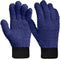 MIG4U Microfiber Gloves - Washable Dusting Gloves for House Cleaning - Blind Cleaner Duster Tool (Navy, S/M)