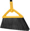 Heavy Duty Angle Broom - Yellow Broom for Outdoor & Indoor, Garage,