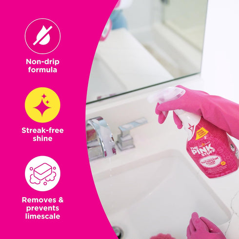 Stardrops - The Pink Stuff - Miracle Cleaning Ultimate Bundle Paste, Multi-Purpose Spray, Bathroom Foam Spray