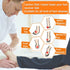Carbon Fiber Insoles, 1 Pair Rigid Insole Insert for Pain Relief Recovery of Arthritic Toe, Hallux Rigidus Support