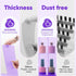 JIASHENG Nail Polish Organizer Case Holders - 48 Bottles Universal Storage Box with Adjustable Space Divider, Purple