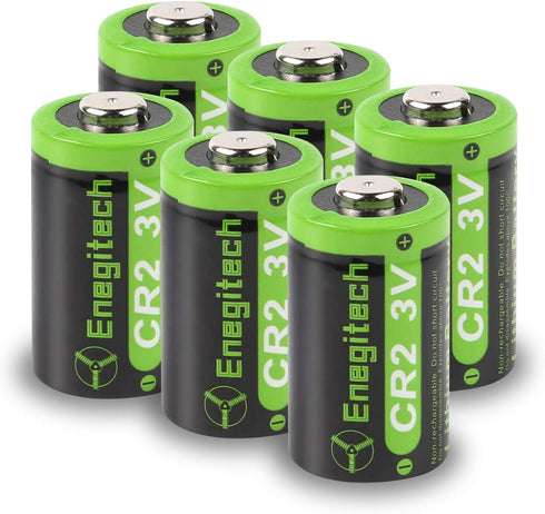 CR2 3V Lithium Battery, 6 Pack with PTC Protection for Boresighter, Golf Rangefinder, Funifilm Instax Mini55