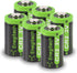 CR2 3V Lithium Battery, 6 Pack with PTC Protection for Boresighter, Golf Rangefinder, Funifilm Instax Mini55