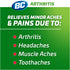 BC Powder Arthritis Pain Reliever, Aspirin Dissolve Packs, 50 Count Powder Packets