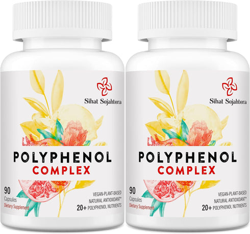 67,500 MG Polyphenols Supplement - Powerful Antioxidants for Age Defense, 180 Capsules