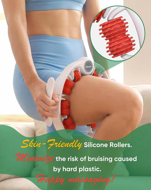 ONUEMP Cellulite Remover for Legs, Cellulite Massager Roller Muscle Roller, Fascia Massage Tool Thigh, Calf, Leg