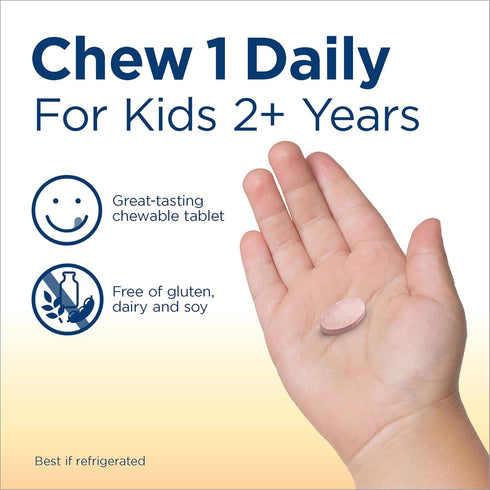 Renew Life Kids Probiotic Gummies, 30 Gummies, Supports Digestive & Immune Health, Raspberry Flavor