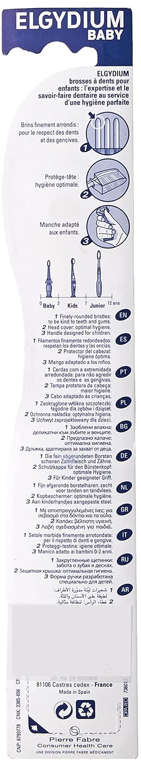 Elgydium Baby Toothbrush for Gentle Cleaning