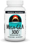 Source Naturals Mega-GLA 300 Borage Seed Oil, Hexane-Free, 60 Softgels