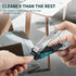 Nail Clippers with Catcher, No Splash Fingernail Toenail Clippers with Sharp Curved Blade and Glass Nail File