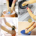 Bamllum 3 Pairs Rubber Dishwashing Gloves for Kitchen Cleaning – Long Cuff 15", Reusable Non-Slip