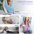Portable Cordless Heating Pad, Menstrual Heating Pads for Cramps with 3 Heat Levels, 3 Massage Modes, Rapid Heating for