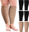3 Pairs 20 Inches XXXL Wide Plus Size Calf Compression Socks - 20-30 mmHg Compression Sleeve for Women, Men