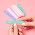 Professional Mini Nail File – 12 Count (Pack of 2) Stylish Practical Fingernail File for Natural and Acrylic Nails 100/180 Emery Boards (Macaroon Color)