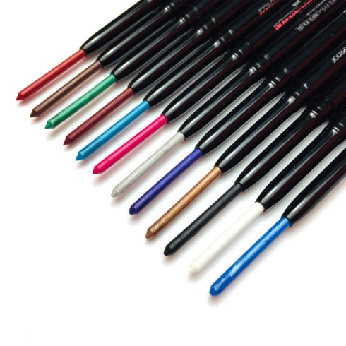 KAIQIKAIXI 12 Kinds of Color Eyeliner Pen, Eyebrow Pen, Eye Shadow Pencil, Lip Line Pen, Makeup Set Tool
