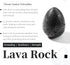 Set, 1.7 inch, Pack 5 SUNYIK Lava Rock Gemstone Puffy Heart, Natural Pocket Stone Figurine Decoration Aromatherapy