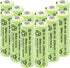 AA Batteries 2200mAh High Capacity Precharged NI-MH, 1.2V Double A Long Lasting for Toys, Remote Controls