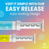 Simple Life Toilet Bowl Cleaner Gel, Fresh Flower Toilet Gel Stamp, Stops Limescale and Stains, 64 Stamps Variety Pack