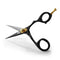 Professional Mustache & Beard Trimming Scissors - 5.5" High Carbon Stainless Steel, Razor Sharp Facial Hair Shears