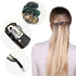 Large Hair Barrettes for Women - 3Pcs French Barrette Hair Clips for Fine Thick Hair (Black, Brown, Green)