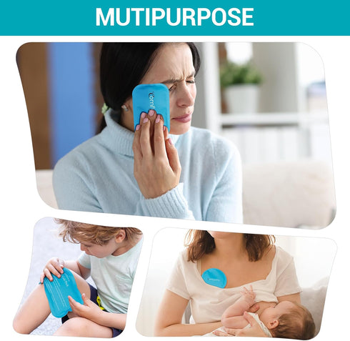 Comfytemp Gel Ice Packs for Injuries, Reusable 8 Pack, FSA HSA Approved, Hot and Cold Compress for Pain Relief, Small