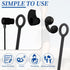 2 Pieces Flexible Silicone Earplugs Connector Cord, Safety Lanyard for Earplugs with Removable Tips