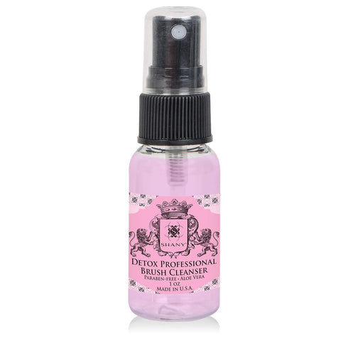SHANY DETOX Professional Makeup Brush and Sponge Shampoo, Paraben Free, Vegan, 1oz