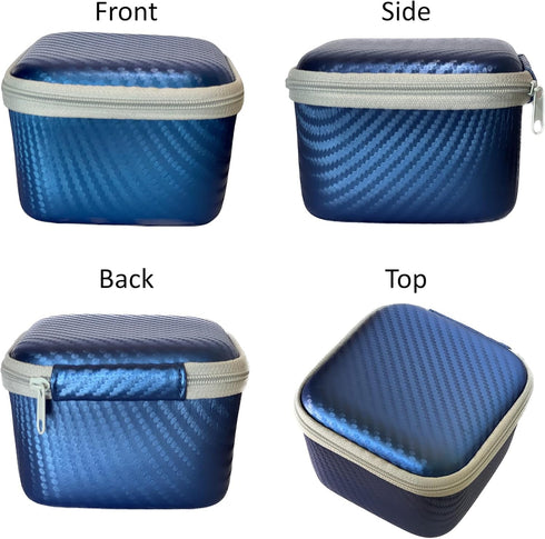 Insulin Fridge Holder Storage Case Organizer - Fits Standard 10ml U-100 Vials, Safe and Secure Vial Protector (Blue)