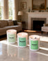 Set 4 Pack 28 oz 200 AOOVOO Calm Candles for Women - Candles for Home Scented, Hour Burn, Aromatherapy Candle