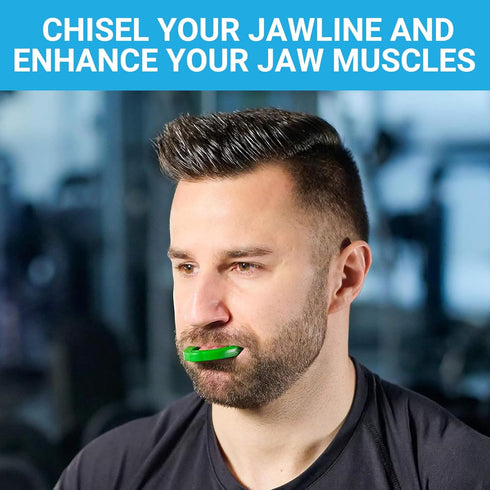 Jawline Exerciser by Tilcare - 3-Pack Jaw Exerciser for Men & Women to Workout Jaw, Neck, Tone Face - 40, 50, 70 lb