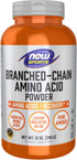 NOW Foods Sports Nutrition, 12-Ounce Branched Chain Amino Acid Powder with Leucine, Isoleucine, Valine