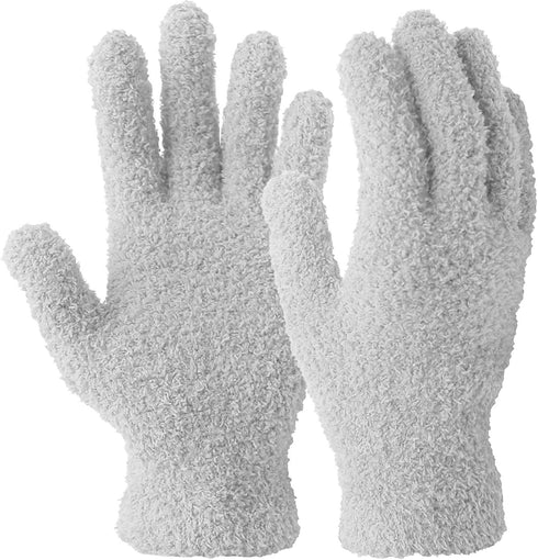 Evridwear Microfiber Gloves for Plant Dusting, Reusable Leaf Cleaning Gloves for Houseplants and Furniture