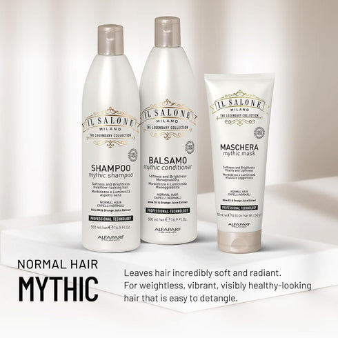 Il Salone Milano Professional Mythic Conditioner, 1000 ml Detangling with Olive Oil and Orange Extract