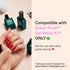 Manucurist Green Flash LED Gel Nail Polish, Vegan 12-Free Plant-Based Gel Polish Made in France, 0.5 fl oz (HORTENCIA)