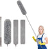 SetSail Dusters for Cleaning: 100-inch Extra-Long Floor Duster with Bendable Microfiber Head for High Ceilings