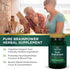 Swanson Pure Brainpower Cognitive Memory Focus Support Supplement, 60 Veggie Capsules with Ginkgo Biloba, Bacopa