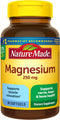 Nature Made Magnesium 250 mg Supplement for Muscle, Heart, Bone & Nerve Support | 90 Softgels, 90 Day Supply