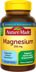 Nature Made Magnesium 250 mg Supplement for Muscle, Heart, Bone & Nerve Support | 90 Softgels, 90 Day Supply
