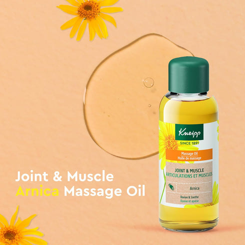 Kneipp Arnica Massage Oil for Joint & Muscle Relief - 3.4 fl oz - Vegan